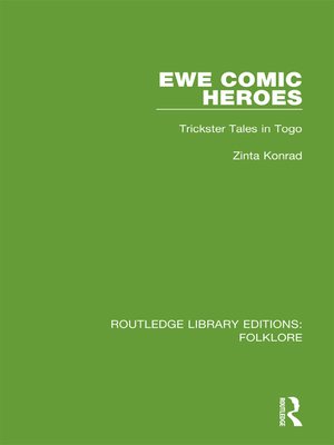 cover image of Ewe Comic Heroes (RLE Folklore)